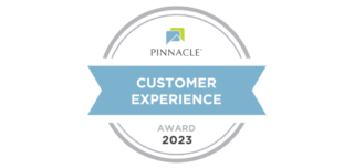 2023 Pinnacle Customer Service Award Seal